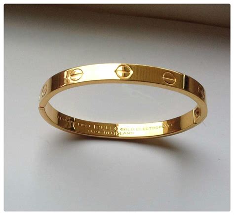 charles revson 1970 aldo cipullo love bracelet gold electroplate